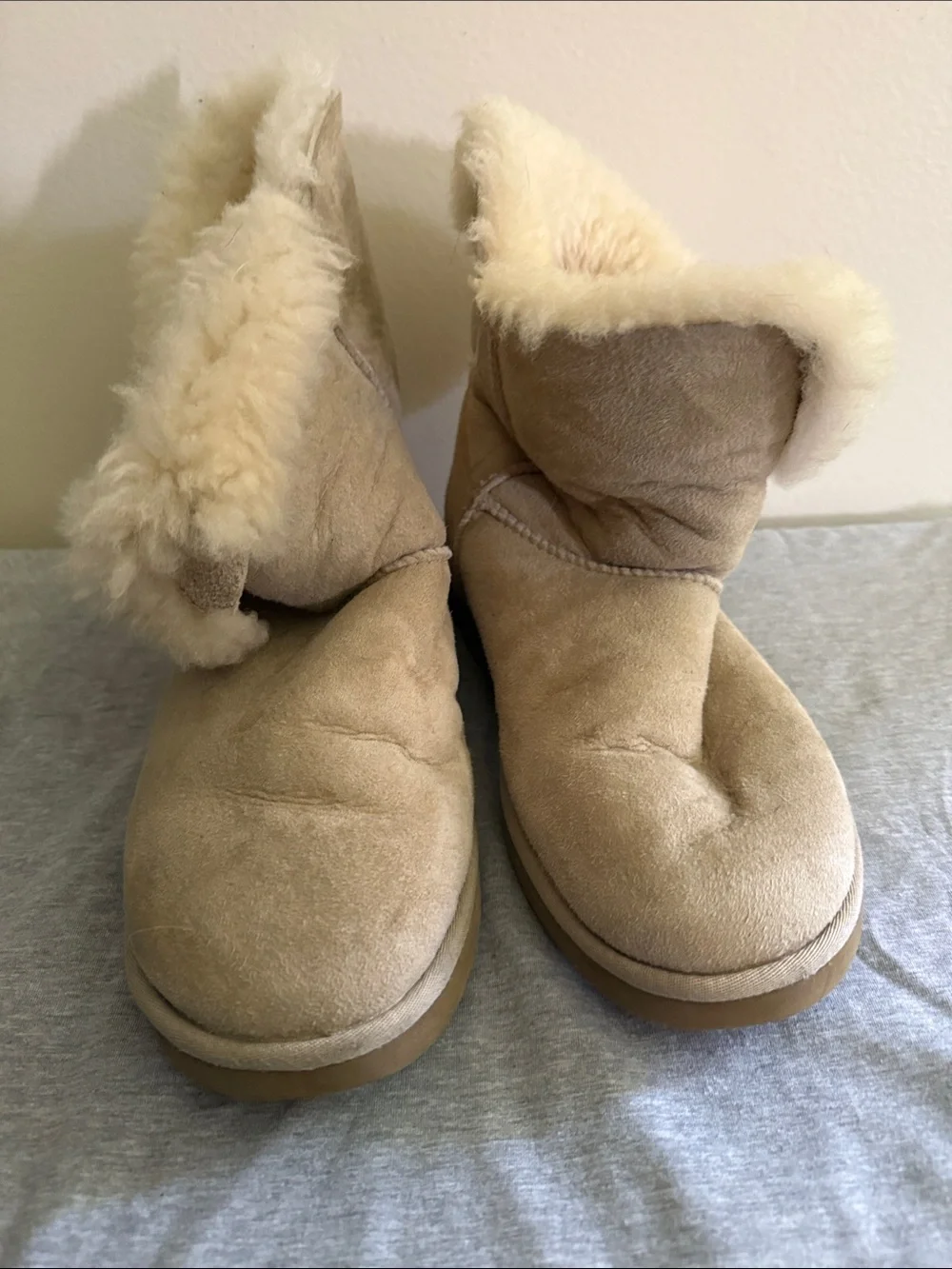 UGG Suede Cuff Ankle Boots
